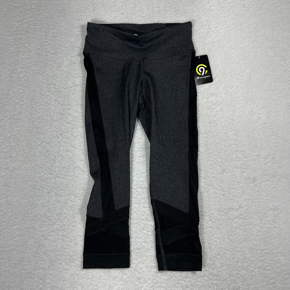 NWT Champion C9 XS Embrace Duo Dry Compression Tights Women's Black Cropped W24